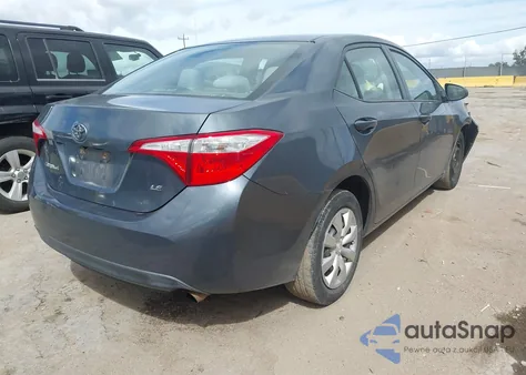 2015 Toyota Corolla Le из США, поврежденный, VIN 5YFBURHE0FP241234
